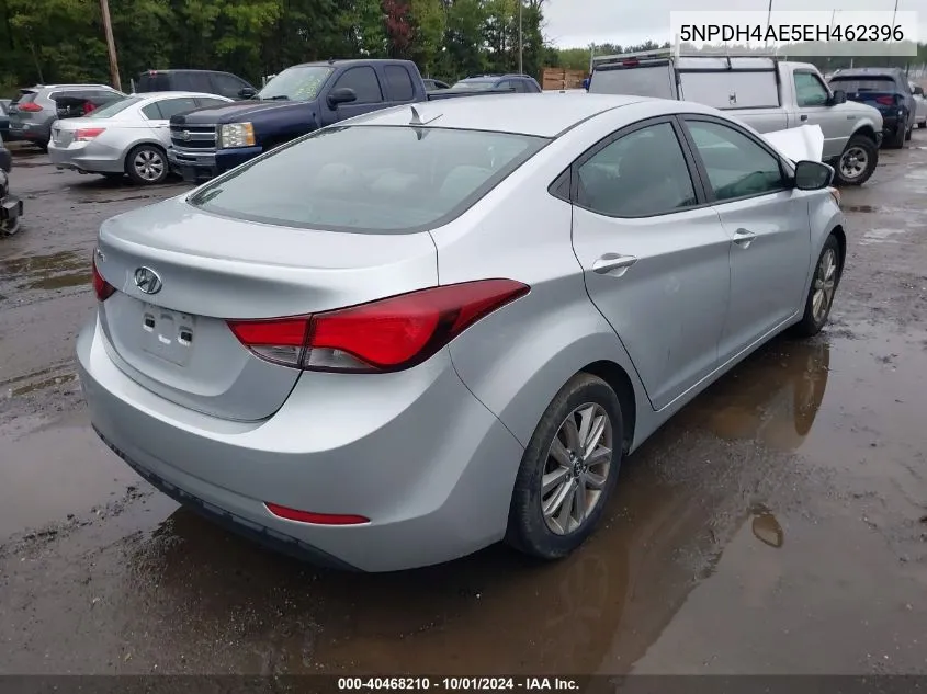 2014 Hyundai Elantra Se/Sport/Limited VIN: 5NPDH4AE5EH462396 Lot: 40468210