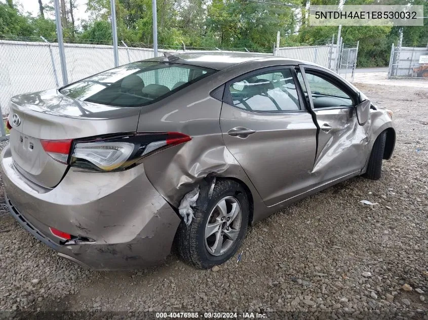 5NTDH4AE1E8530032 2014 Hyundai Elantra