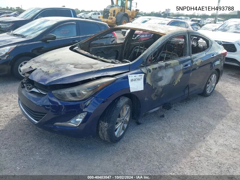 5NPDH4AE1EH493788 2014 Hyundai Elantra Se