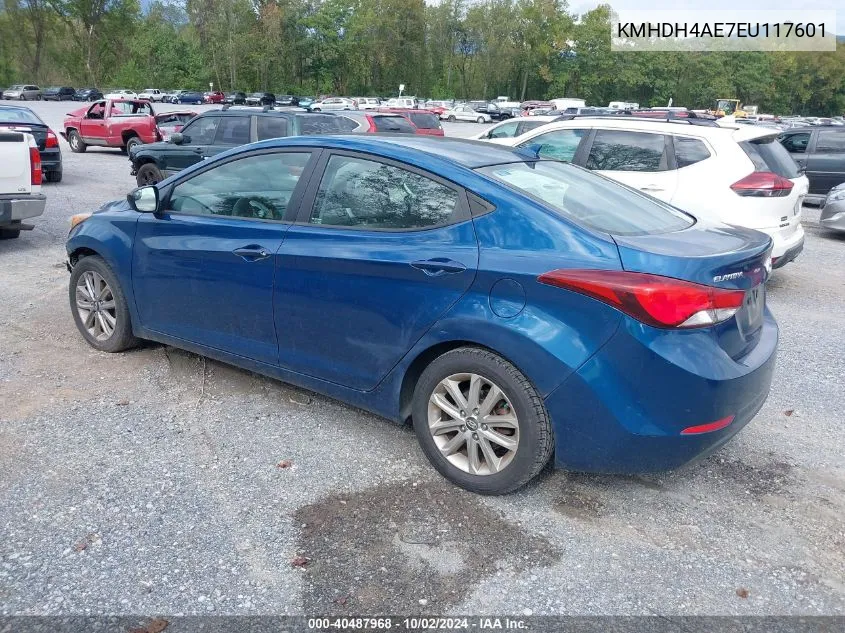 KMHDH4AE7EU117601 2014 Hyundai Elantra Se