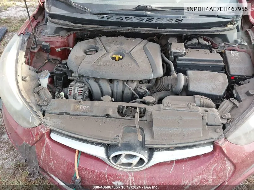 5NPDH4AE7EH467955 2014 Hyundai Elantra Se