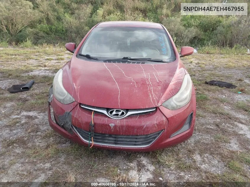 5NPDH4AE7EH467955 2014 Hyundai Elantra Se