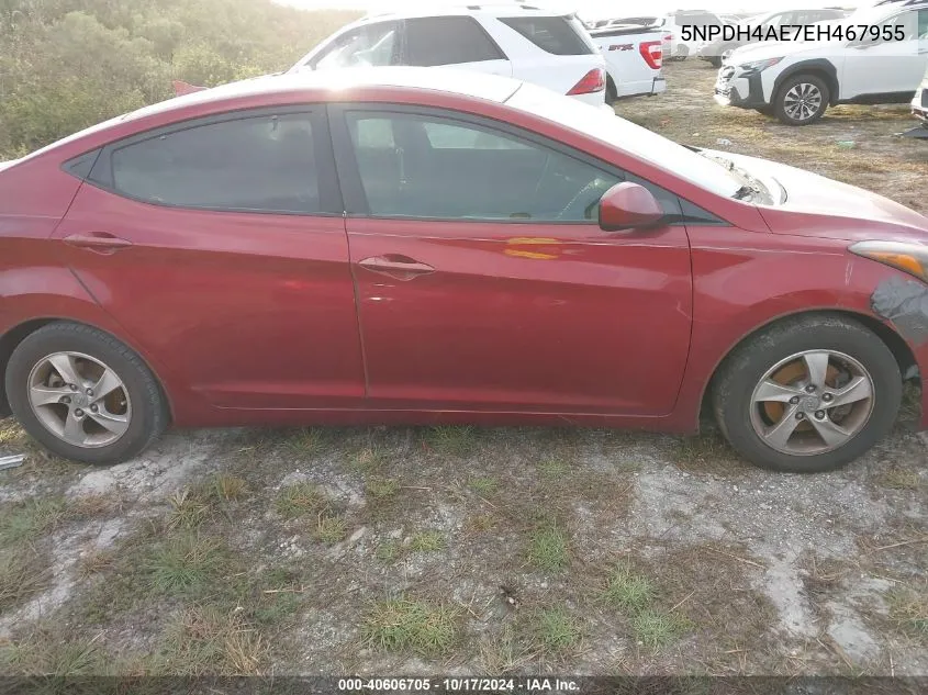 5NPDH4AE7EH467955 2014 Hyundai Elantra Se