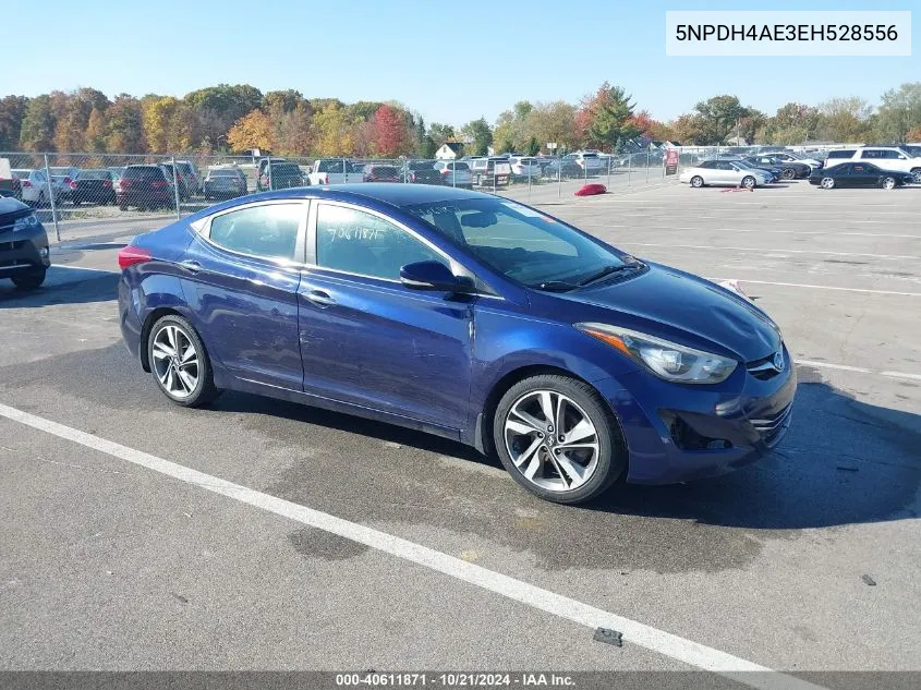 2014 Hyundai Elantra Limited VIN: 5NPDH4AE3EH528556 Lot: 40611871