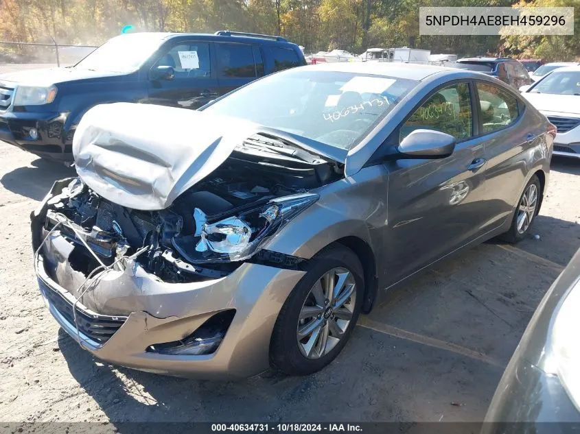 5NPDH4AE8EH459296 2014 Hyundai Elantra Se