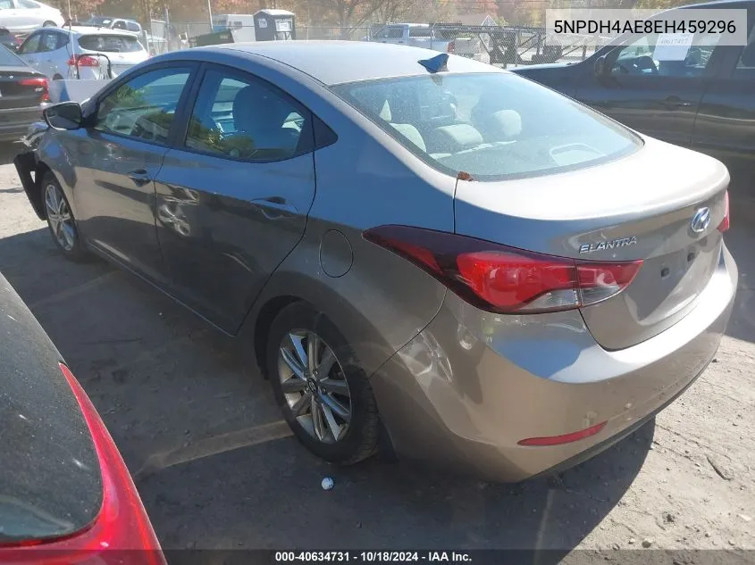 5NPDH4AE8EH459296 2014 Hyundai Elantra Se