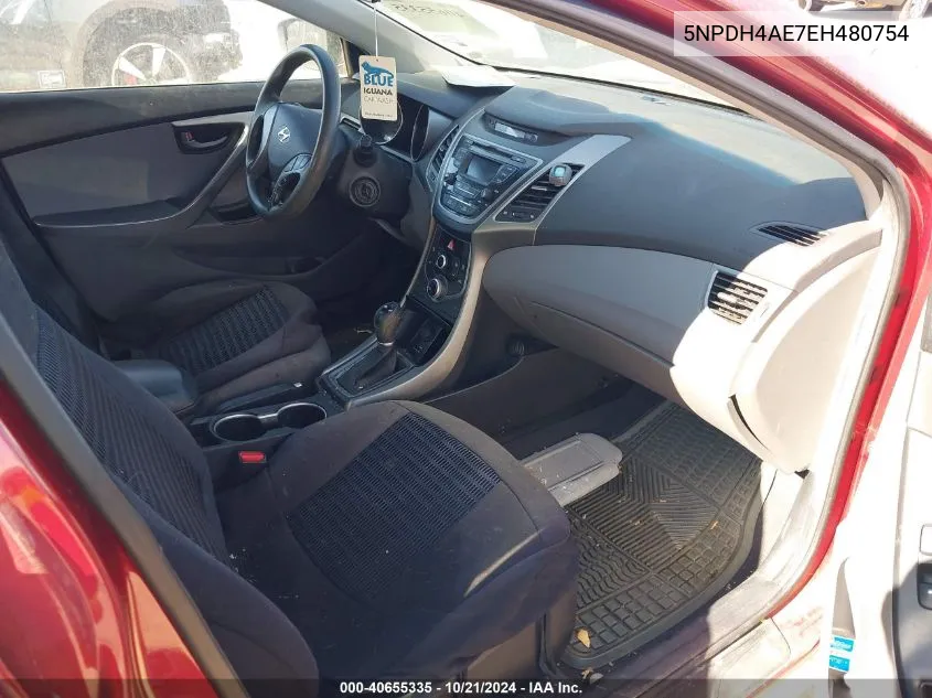 5NPDH4AE7EH480754 2014 Hyundai Elantra Se