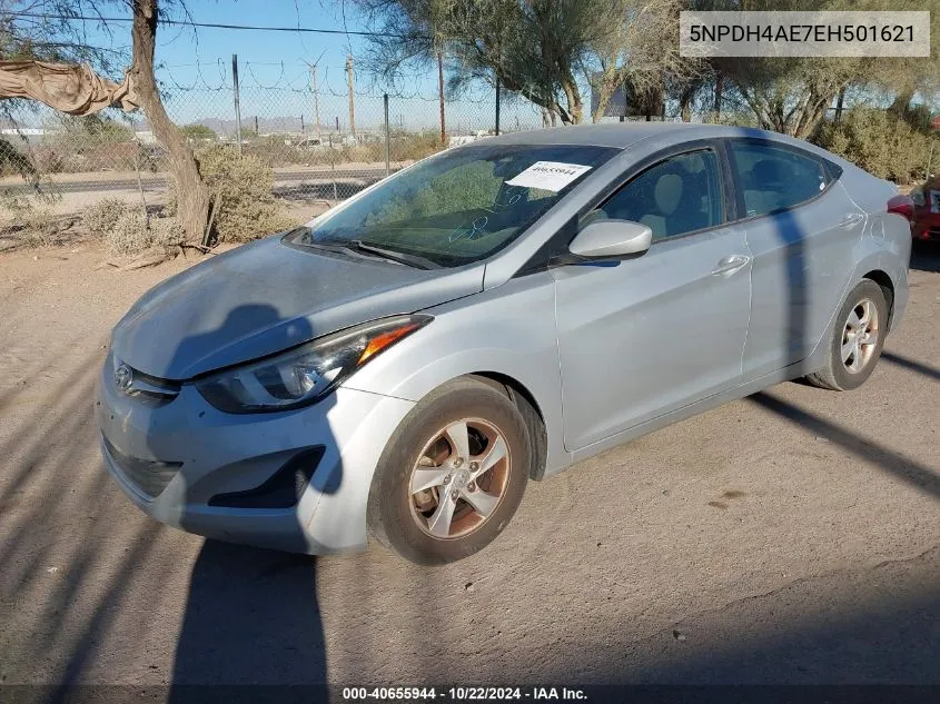 2014 Hyundai Elantra Se VIN: 5NPDH4AE7EH501621 Lot: 40655944