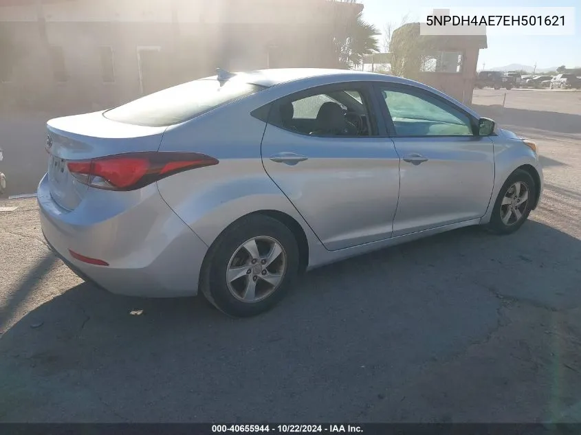 5NPDH4AE7EH501621 2014 Hyundai Elantra Se