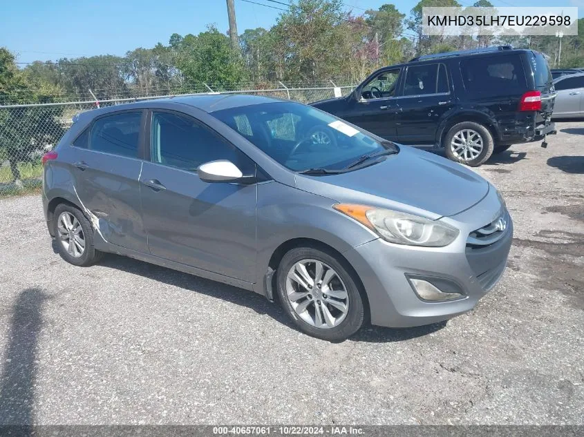 2014 Hyundai Elantra Gt VIN: KMHD35LH7EU229598 Lot: 40657061