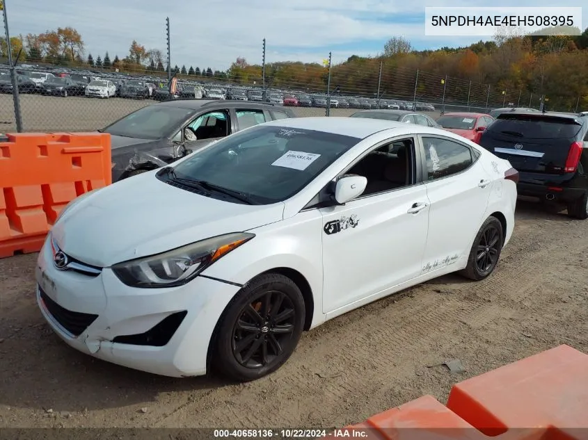 5NPDH4AE4EH508395 2014 Hyundai Elantra Se