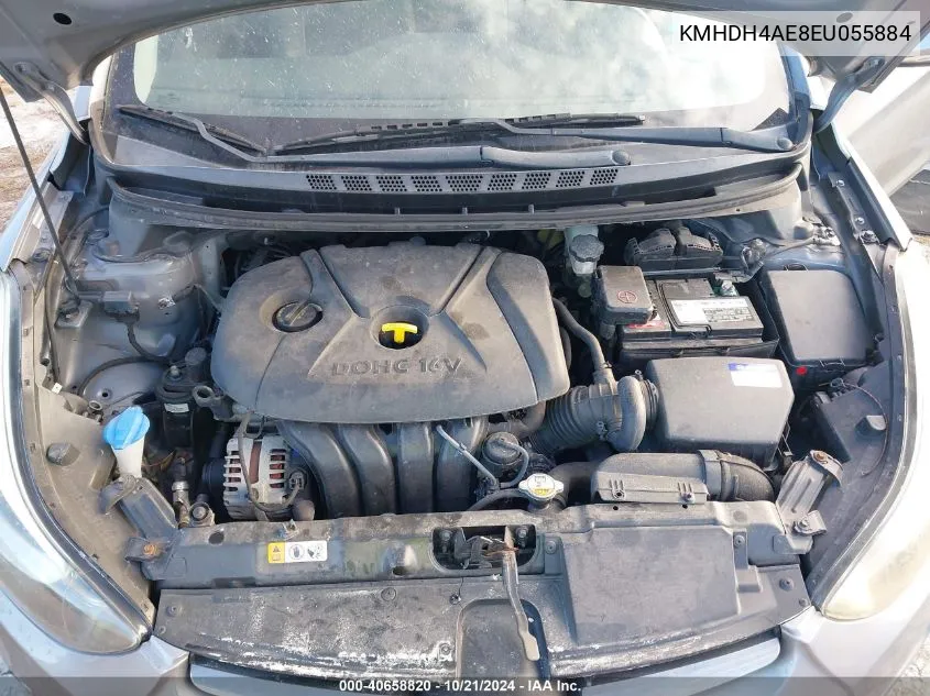 KMHDH4AE8EU055884 2014 Hyundai Elantra Limited