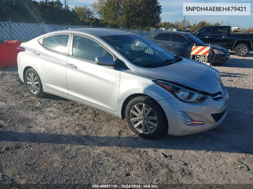 2014 Hyundai Elantra Se VIN: 5NPDH4AE8EH479421 Lot: 40687130