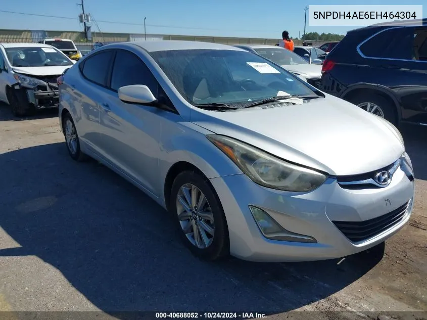 2014 Hyundai Elantra Se/Sport/Limited VIN: 5NPDH4AE6EH464304 Lot: 40688052