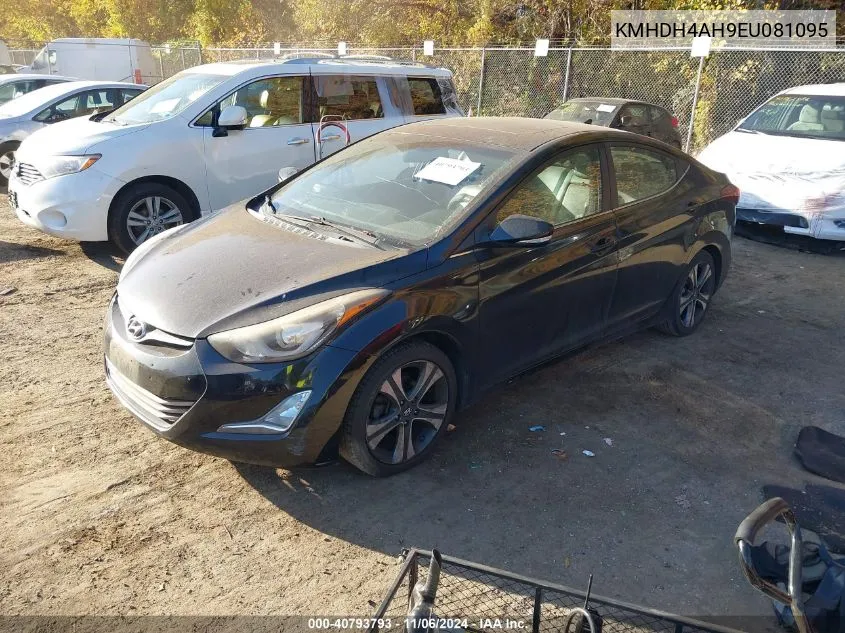 2014 Hyundai Elantra Sport VIN: KMHDH4AH9EU081095 Lot: 40793793