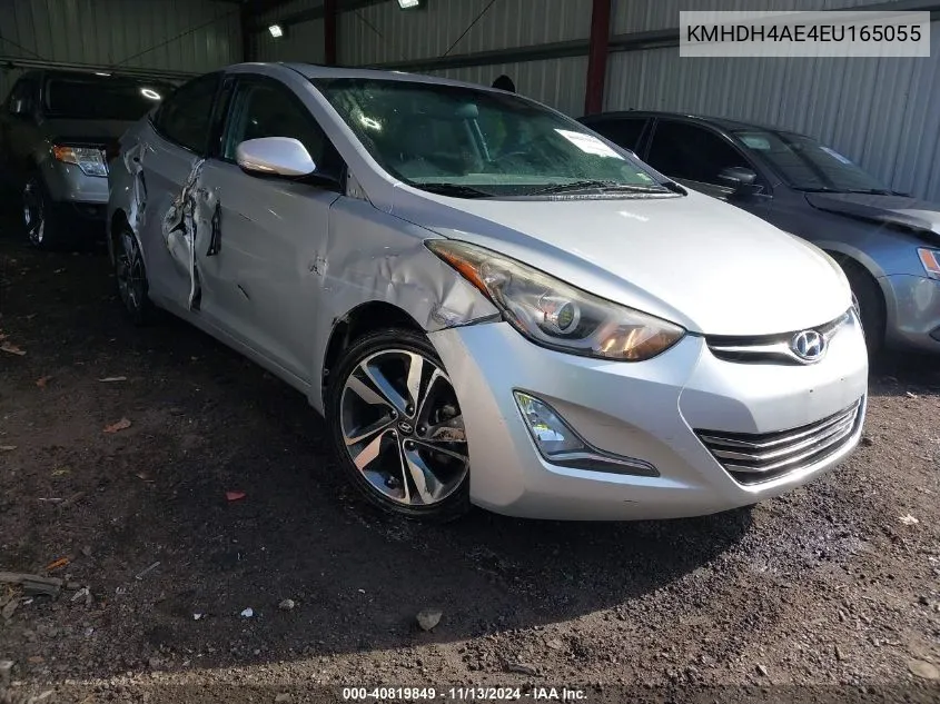 KMHDH4AE4EU165055 2014 Hyundai Elantra Limited