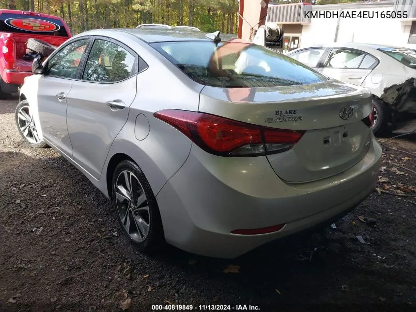 KMHDH4AE4EU165055 2014 Hyundai Elantra Limited