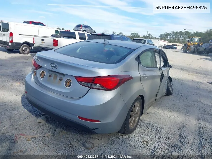 5NPDH4AE2EH495825 2014 Hyundai Elantra Se