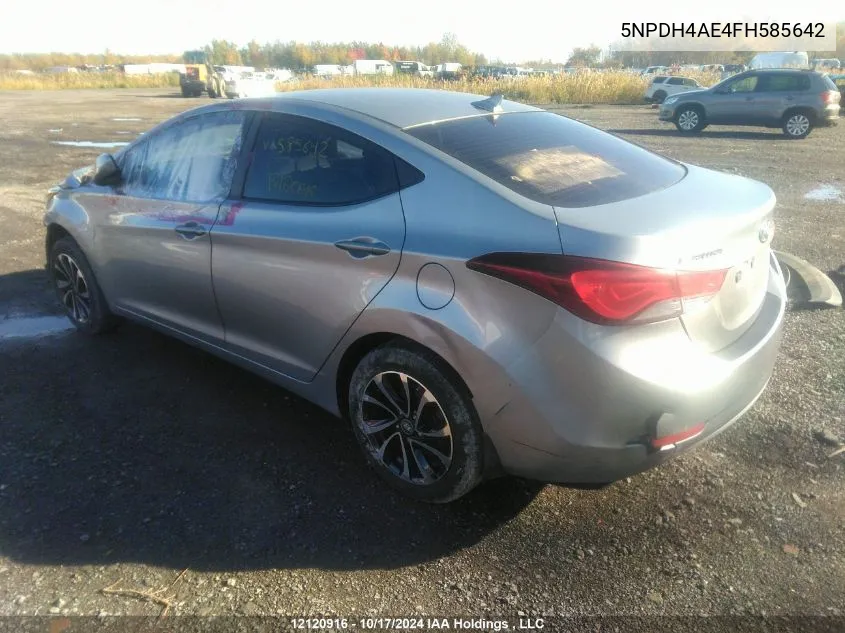 5NPDH4AE4FH585642 2015 Hyundai Elantra Gl