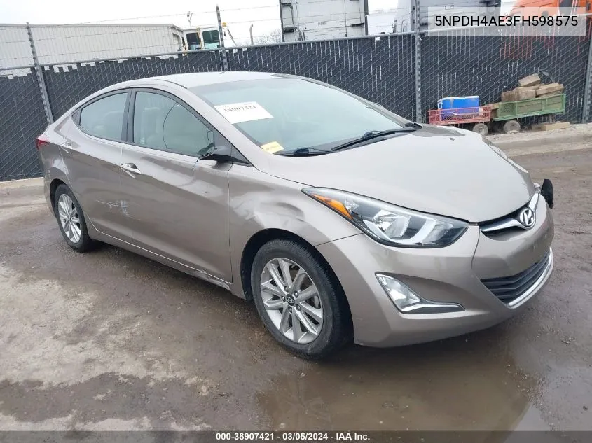 5NPDH4AE3FH598575 2015 Hyundai Elantra Se