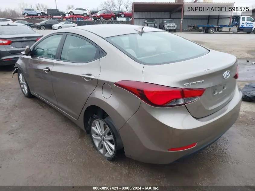 5NPDH4AE3FH598575 2015 Hyundai Elantra Se