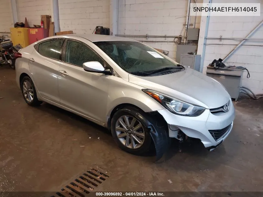 2015 Hyundai Elantra Se VIN: 5NPDH4AE1FH614045 Lot: 39096892