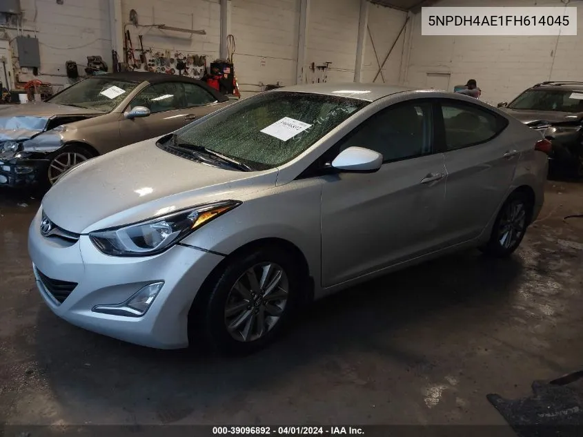 2015 Hyundai Elantra Se VIN: 5NPDH4AE1FH614045 Lot: 39096892