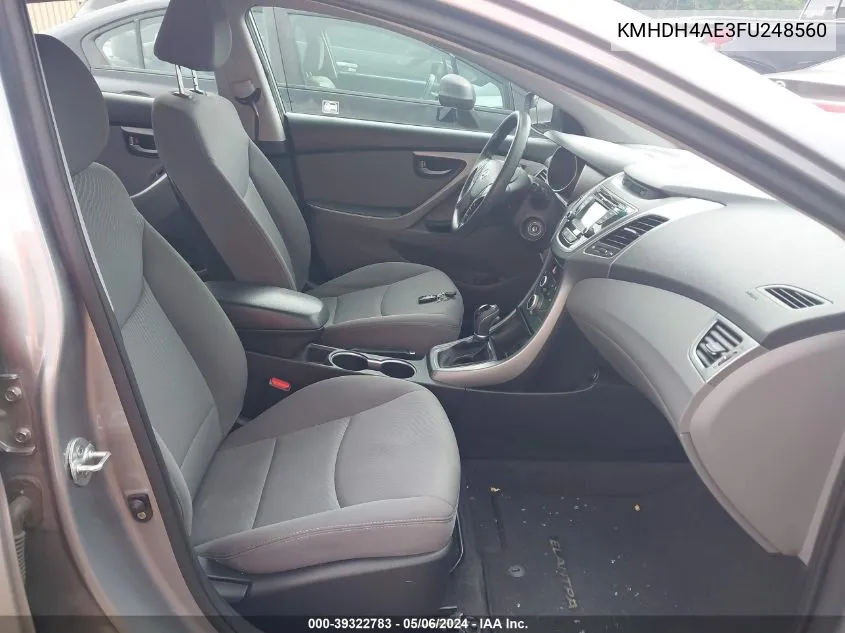 KMHDH4AE3FU248560 2015 Hyundai Elantra Se