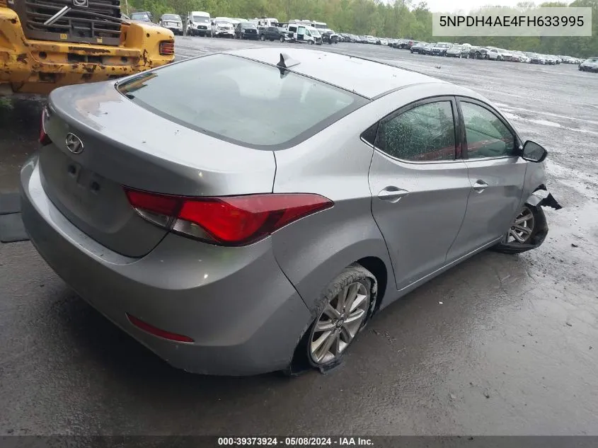 5NPDH4AE4FH633995 2015 Hyundai Elantra Se