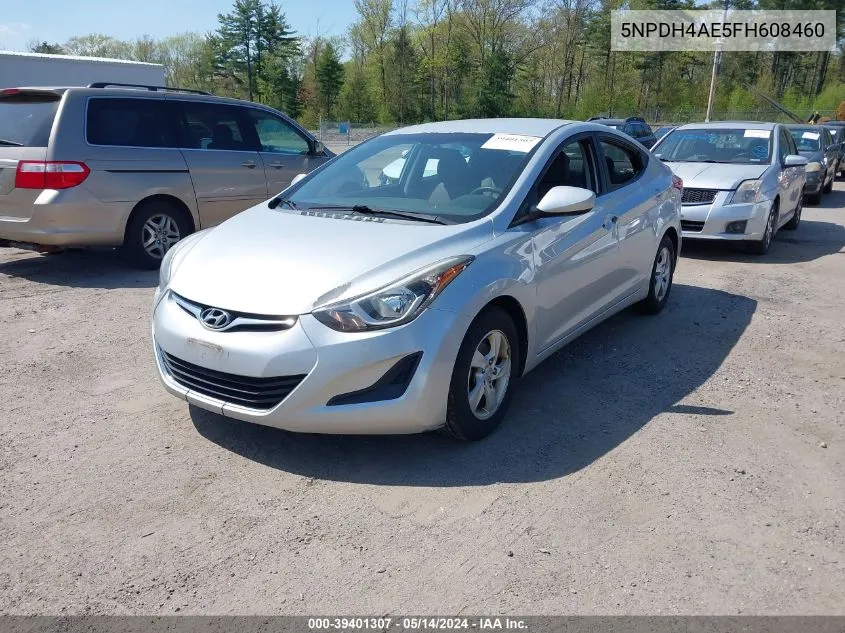 5NPDH4AE5FH608460 2015 Hyundai Elantra Se