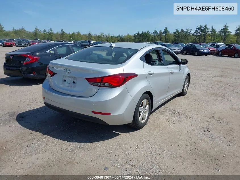 5NPDH4AE5FH608460 2015 Hyundai Elantra Se