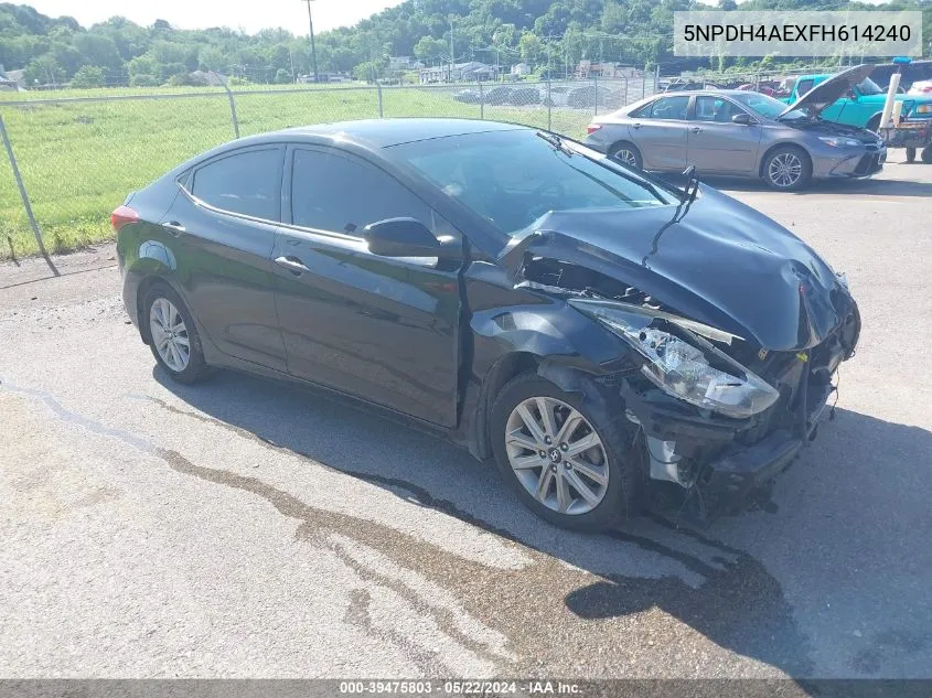 5NPDH4AEXFH614240 2015 Hyundai Elantra Se