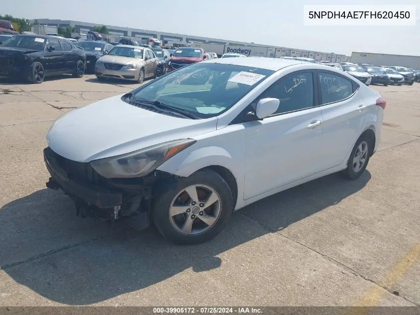 5NPDH4AE7FH620450 2015 Hyundai Elantra Se