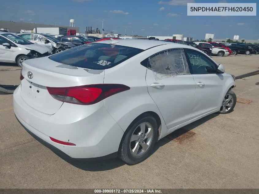 5NPDH4AE7FH620450 2015 Hyundai Elantra Se