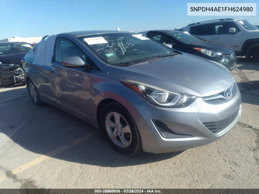 5NPDH4AE1FH624980 2015 Hyundai Elantra Se