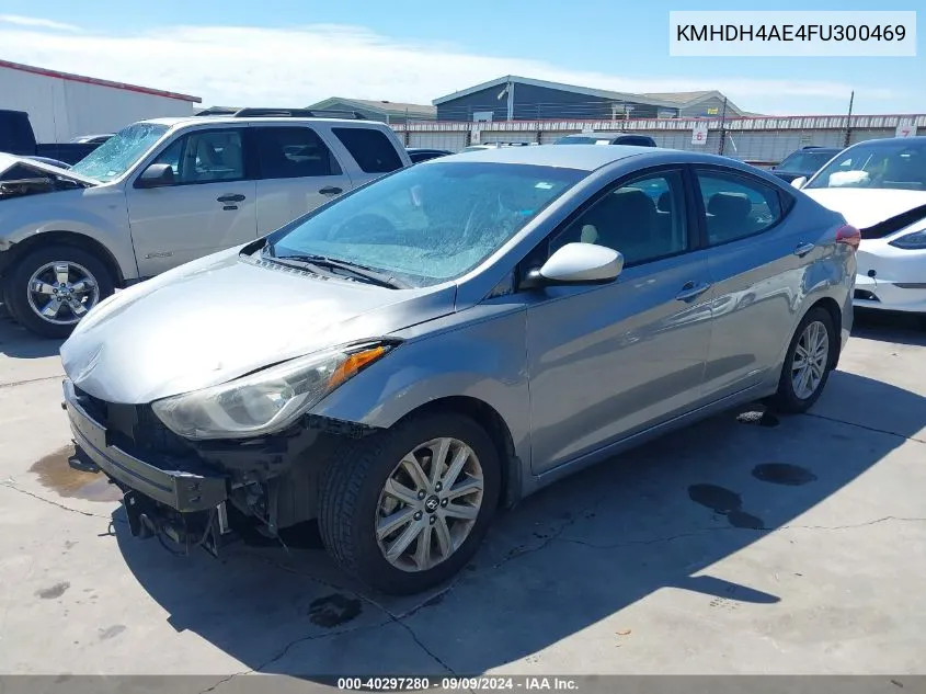 KMHDH4AE4FU300469 2015 Hyundai Elantra Se