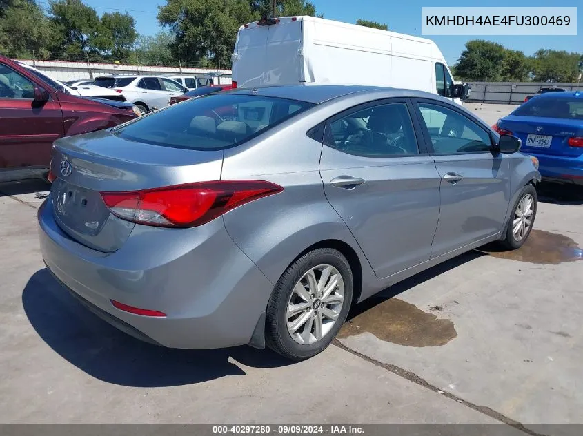 2015 Hyundai Elantra Se VIN: KMHDH4AE4FU300469 Lot: 40297280