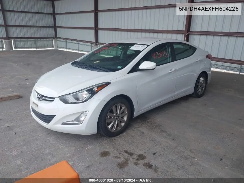 5NPDH4AEXFH604226 2015 Hyundai Elantra Se