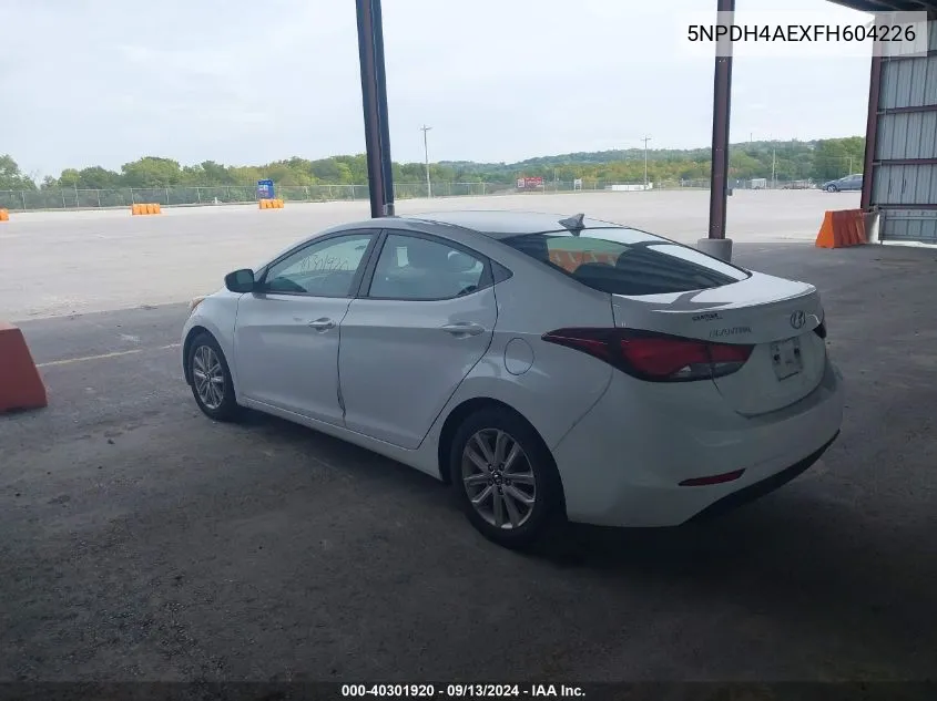 5NPDH4AEXFH604226 2015 Hyundai Elantra Se