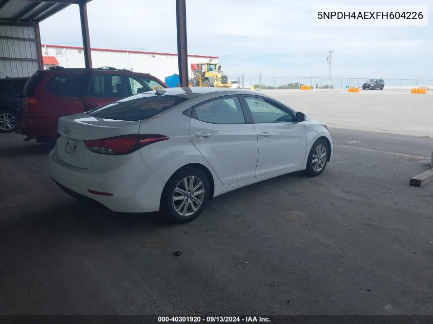 5NPDH4AEXFH604226 2015 Hyundai Elantra Se