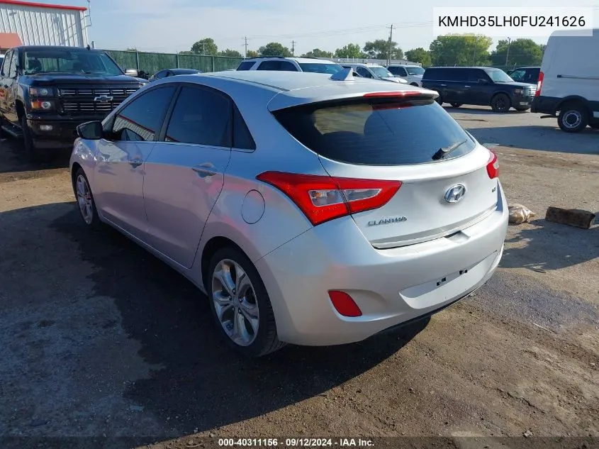 2015 Hyundai Elantra Gt VIN: KMHD35LH0FU241626 Lot: 40311156