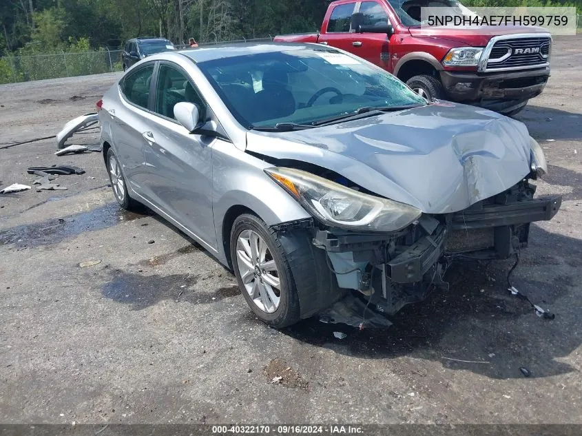 5NPDH4AE7FH599759 2015 Hyundai Elantra Se