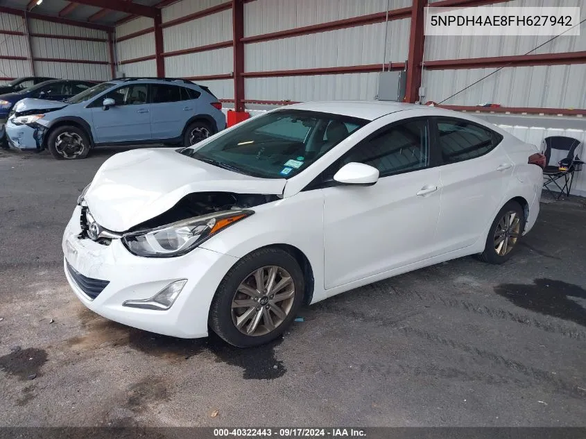 5NPDH4AE8FH627942 2015 Hyundai Elantra Se