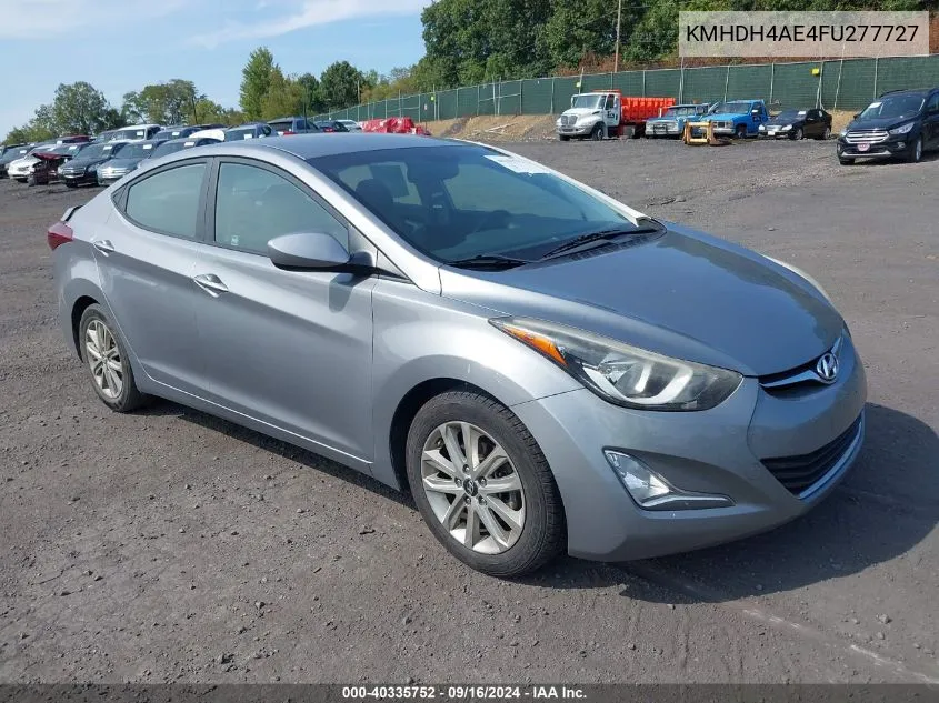 KMHDH4AE4FU277727 2015 Hyundai Elantra Se