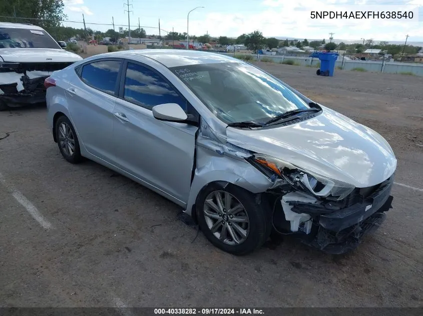 5NPDH4AEXFH638540 2015 Hyundai Elantra Se