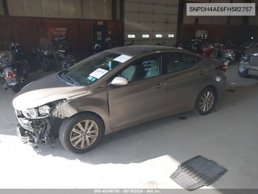 5NPDH4AE6FH582757 2015 Hyundai Elantra Se