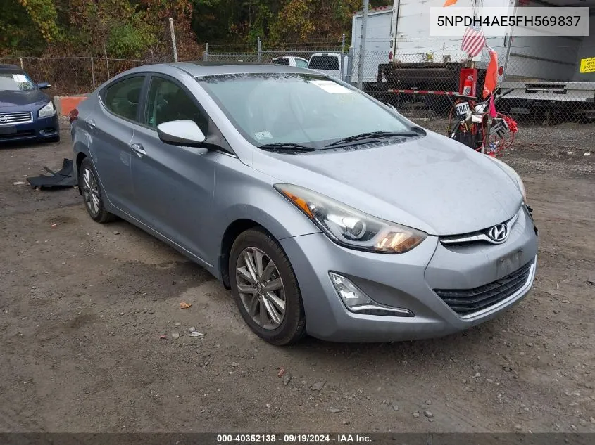 5NPDH4AE5FH569837 2015 Hyundai Elantra Se