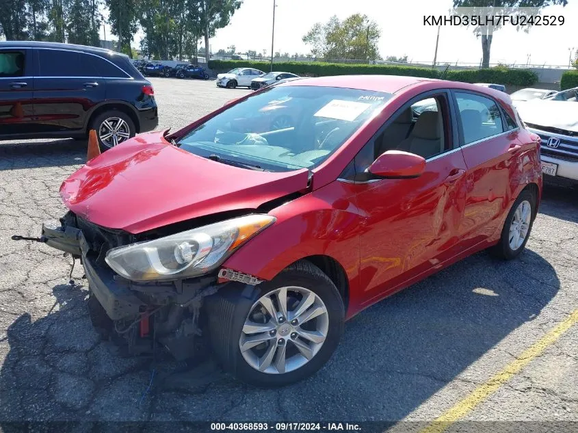 2015 Hyundai Elantra Gt VIN: KMHD35LH7FU242529 Lot: 40368593