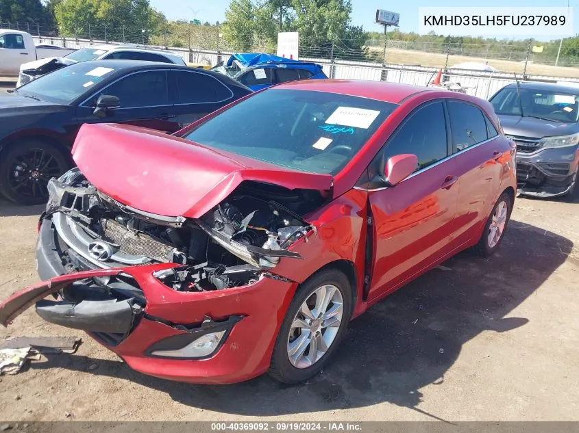 2015 Hyundai Elantra Gt VIN: KMHD35LH5FU237989 Lot: 40369092