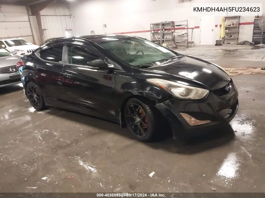 2015 Hyundai Elantra Sport VIN: KMHDH4AH5FU234623 Lot: 40369950